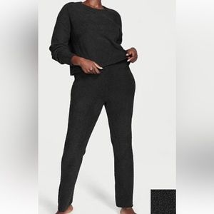 Victoria Secret XS Cozy Crewneck Flare Pant Set
